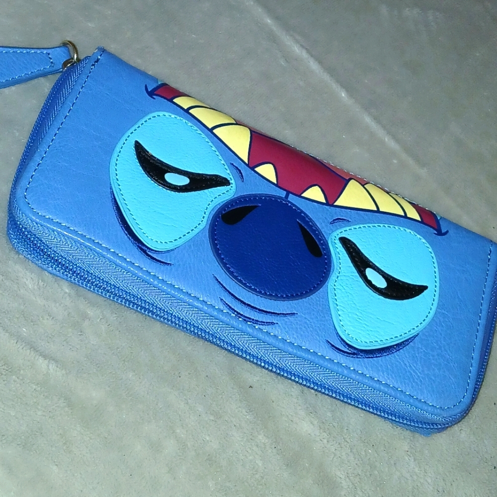 Blue Stitch Disney Wallet